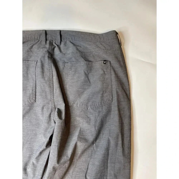 Callaway Lightweight Golf Pants Men's Gray Striped Stretch Size 38 x 32 - Picture 9 of 9